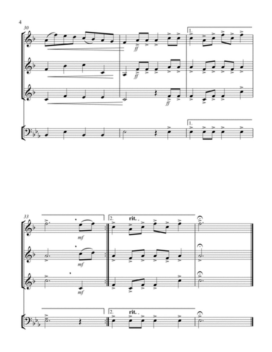 La Rejouissance (from "Heroic Music") (Eb) (Trumpet Trio, Timpani)