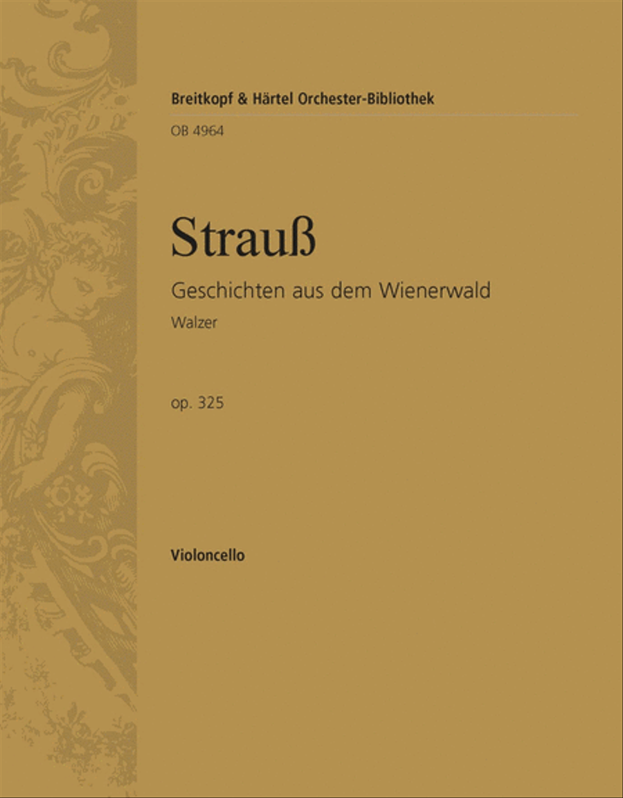 Tales from the Vienna Woods Op. 325 Orchestra scores gallery preview page 1