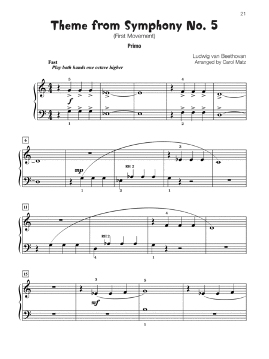 Famous & Fun Duets, Book 2 Small Ensemble scores gallery preview page 7