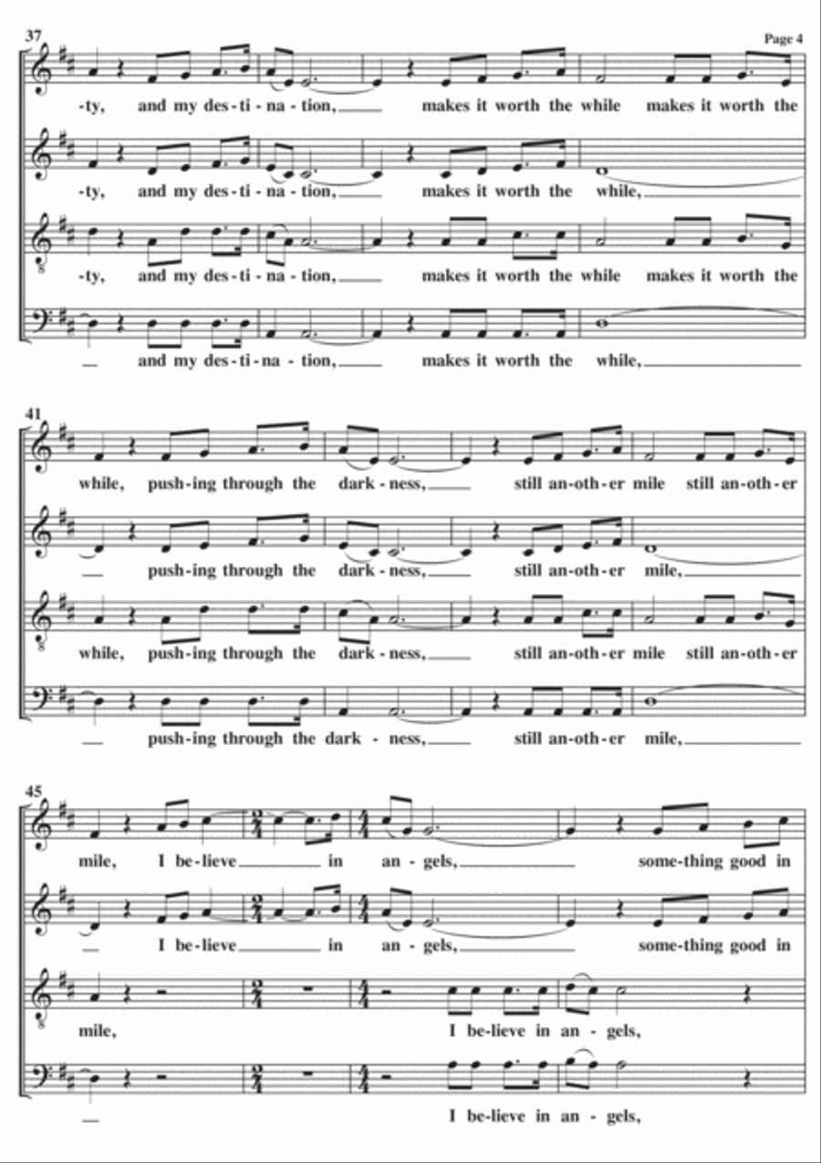 I Have A Dream 4-Part scores gallery preview page 4