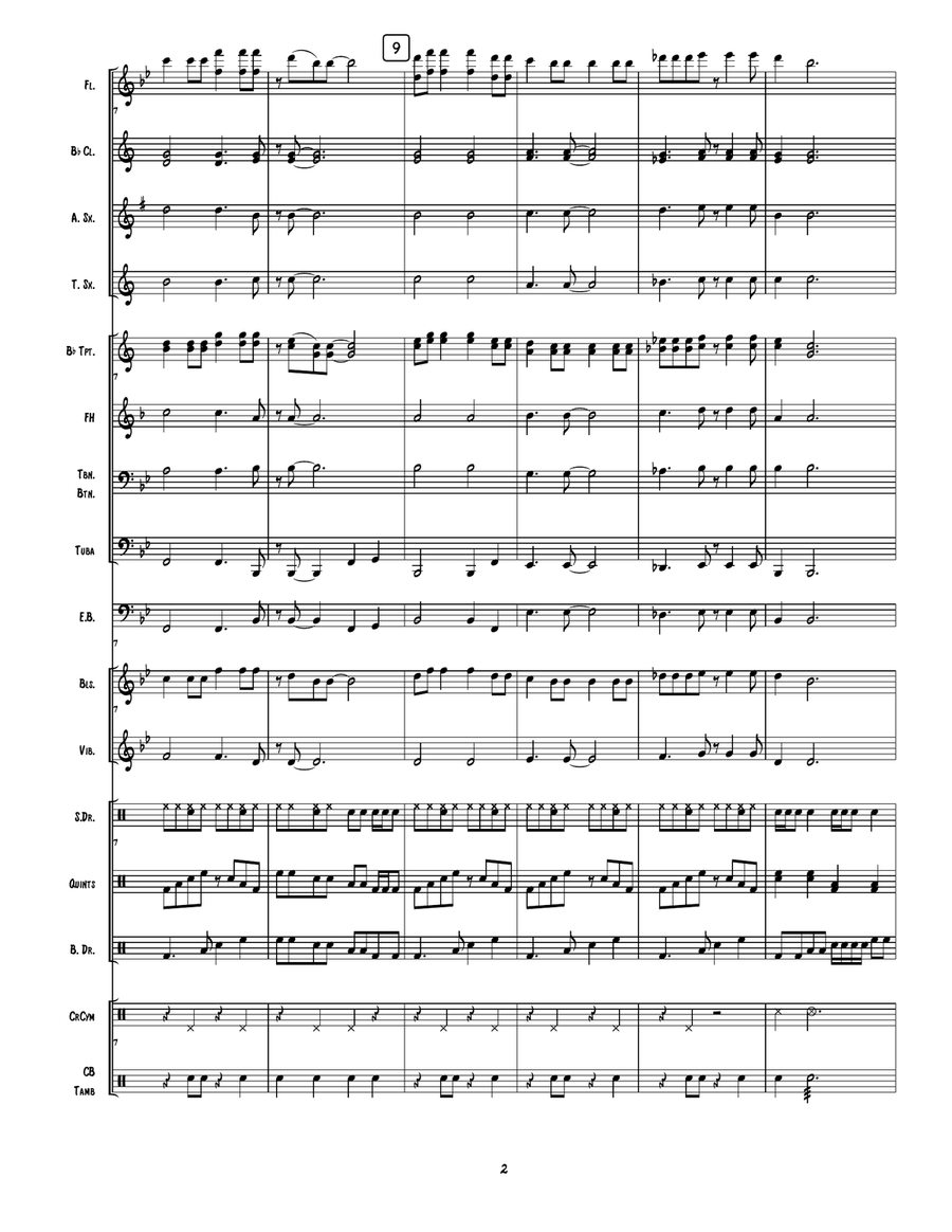 Hey Little Cobra Marching Band scores gallery preview page 3