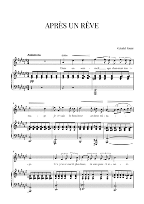 Fauré - Après un Rêve (D-sharp minor)