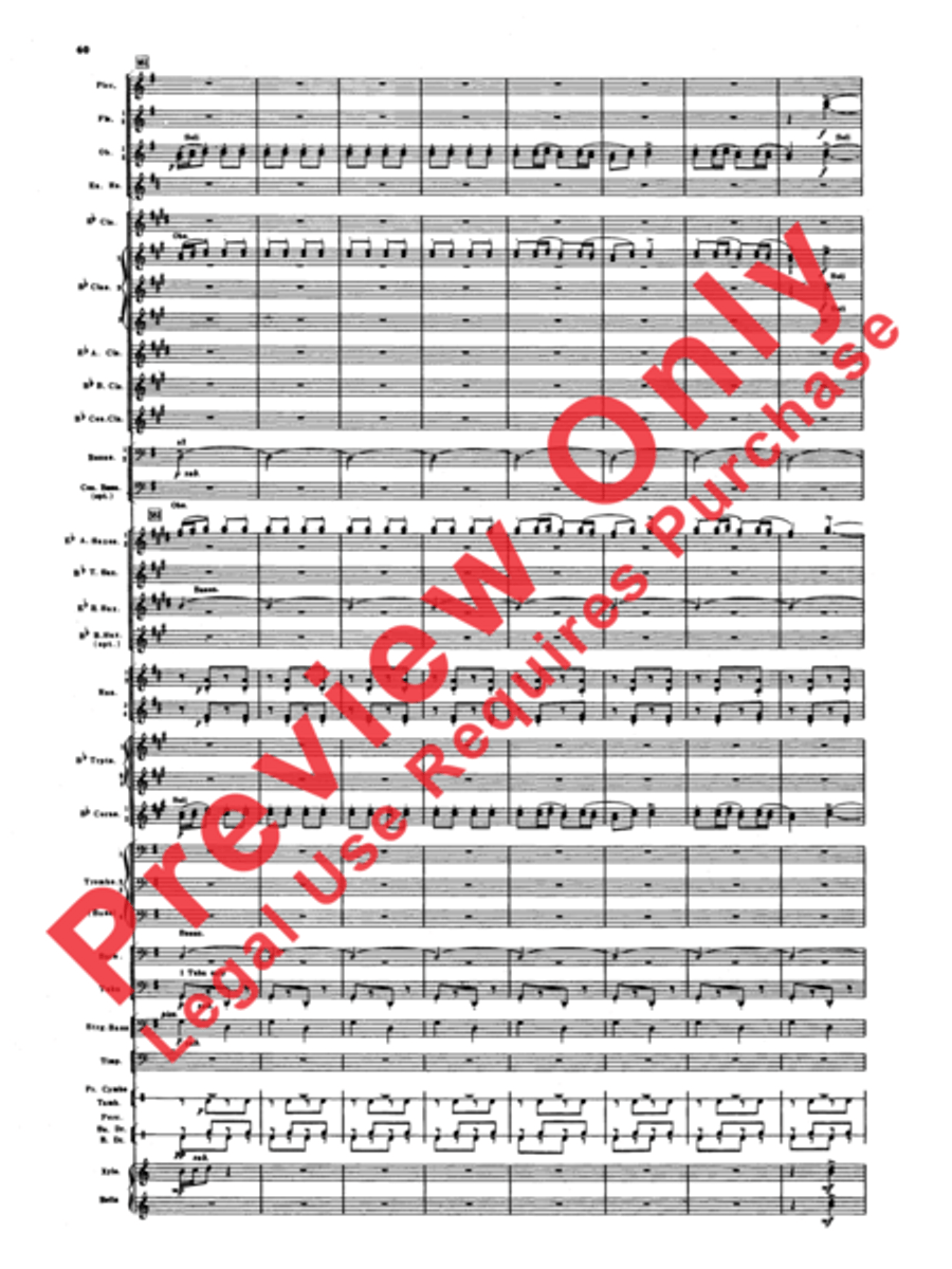 Armenian Dances, Part 1 Armenian Dances, Part 1 Concert Band scores gallery preview page 61