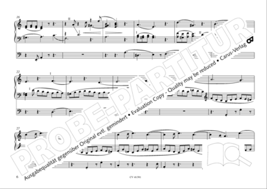 Free Organ Music from the Romantic Period, Vol. III (Freie Orgelmusik der Romantik, Band III) Organ scores gallery preview page 7