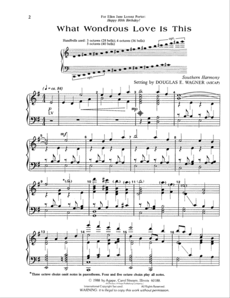 What Wondrous Love Is This 5-Octaves scores gallery preview page 5