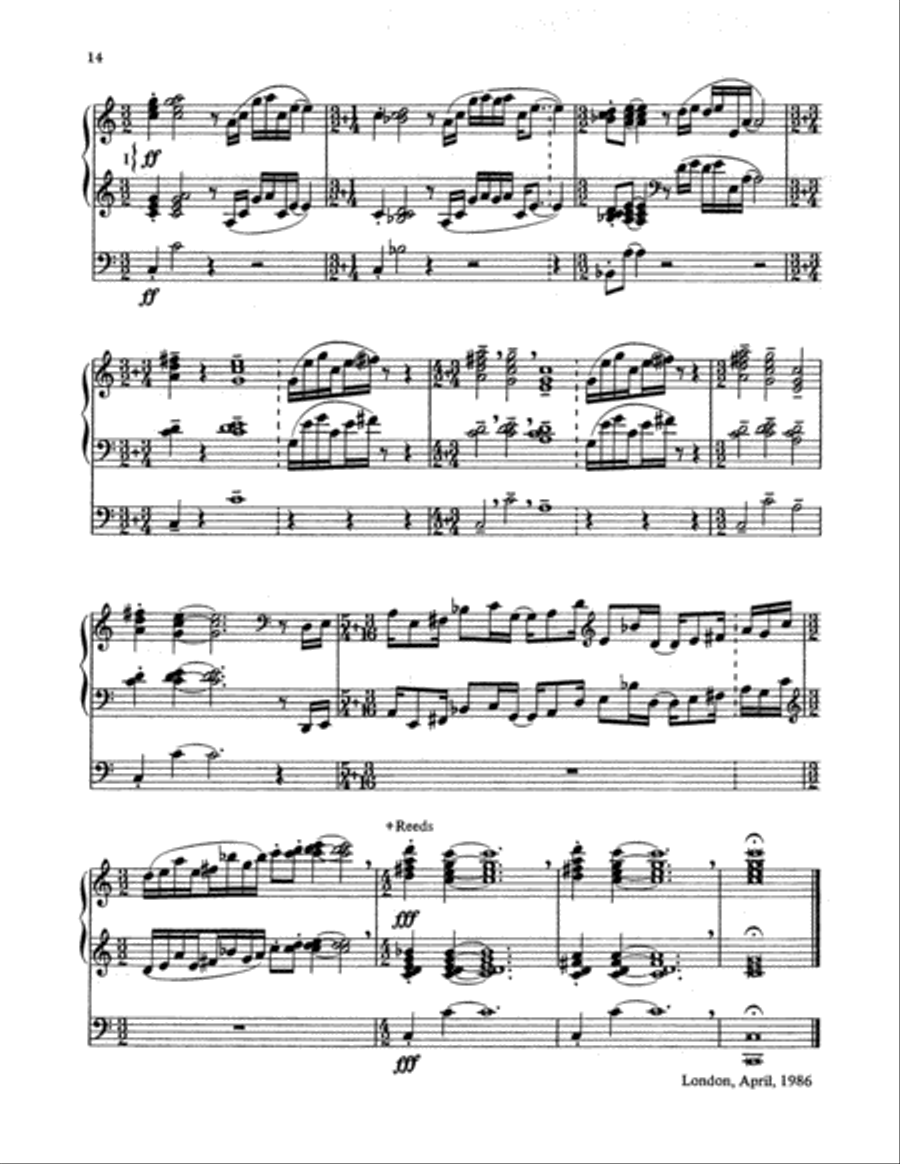 Sun's Rising Sun's Rising Organ scores gallery preview page 12