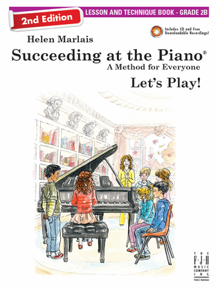 Book cover for Succeeding at the Piano, Lesson & Technique Book - Grade 2B (2nd Edition)