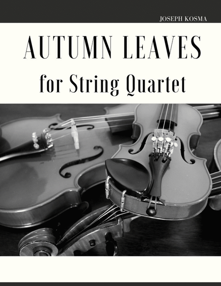 Autumn Leaves for String Quartet image number null