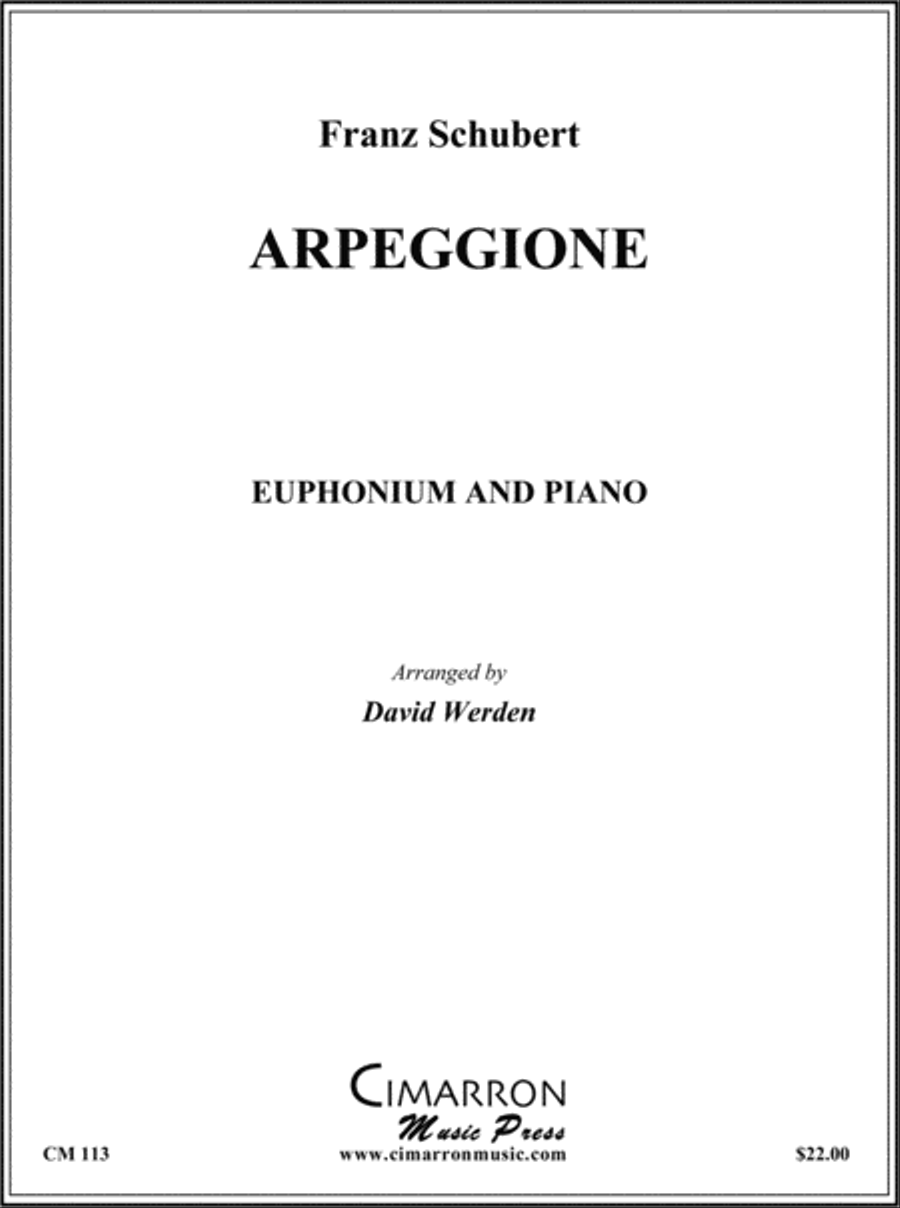 Arpeggione Sonata Euphonium scores gallery preview page 1