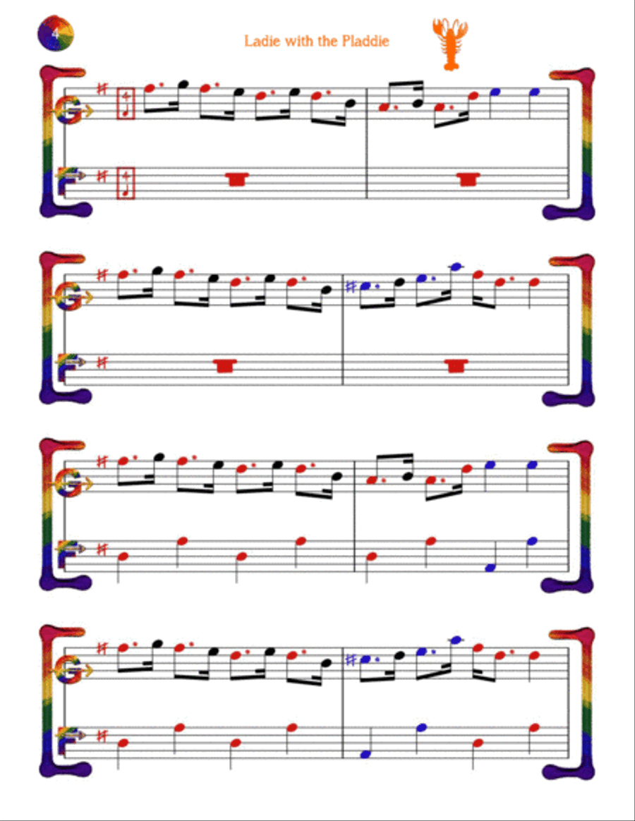 Nova Scotia Folk Songs (Easy Piano) Piano Method scores gallery preview page 4