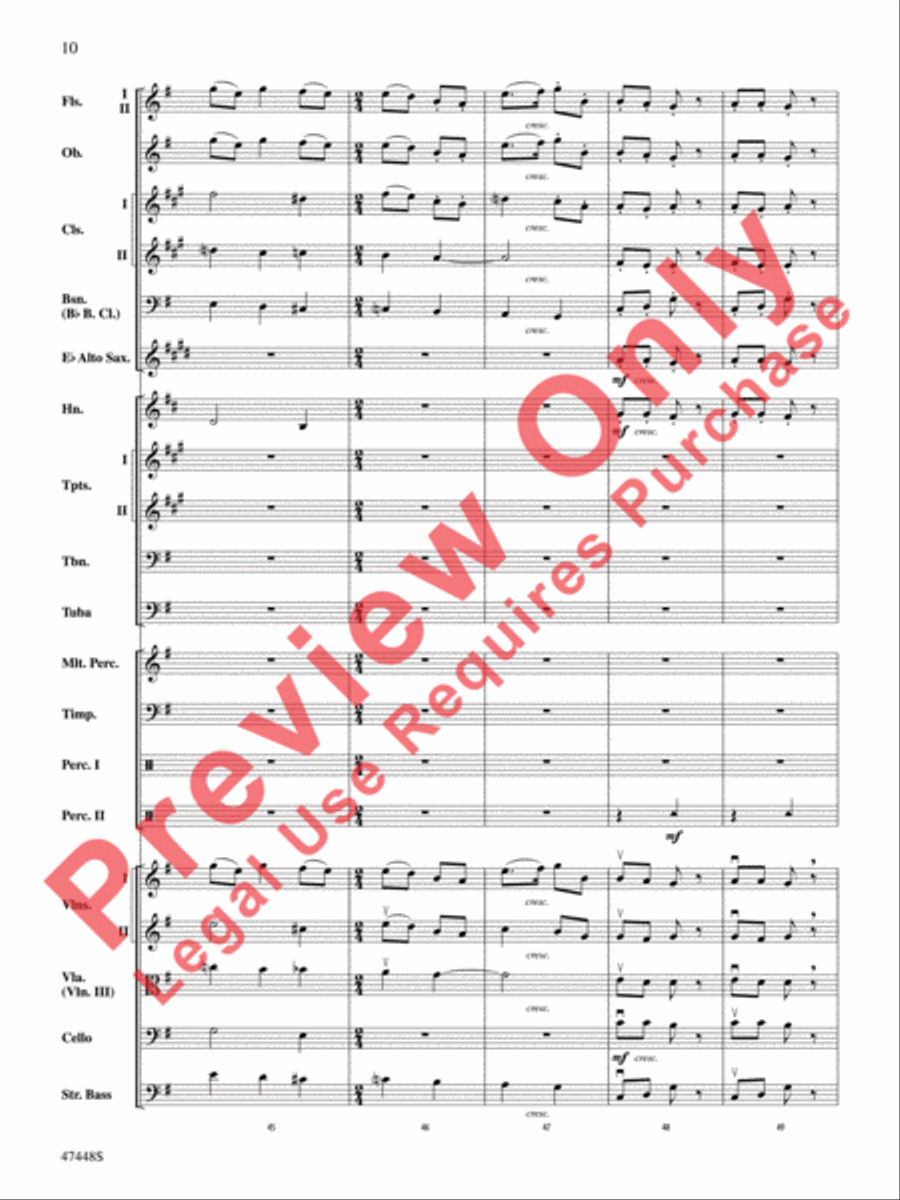 I'm Seventeen Come Sunday Full Orchestra scores gallery preview page 11