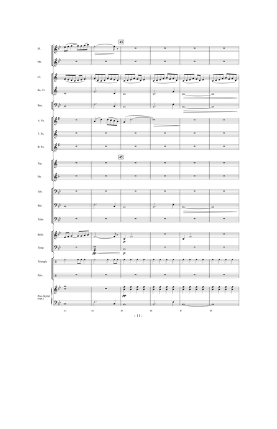 Eventide Concert Band scores gallery preview page 10