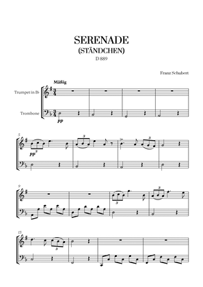 F. Schubert - Serenade (Ständchen) (D 889) for Trumpet in Bb and Trombone