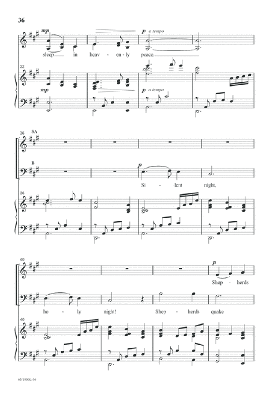 Love's Pure Light 3-Part scores gallery preview page 38