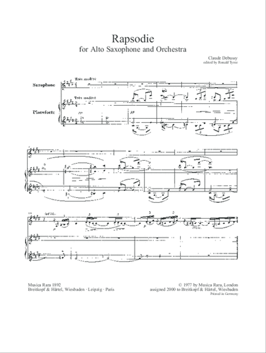 Rapsodie Saxophone scores gallery preview page 2
