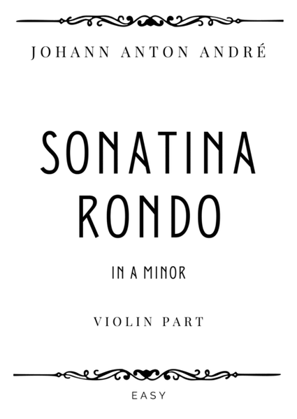 André - Sonatina in A Minor (Rondo Allegretto) - Easy image number null