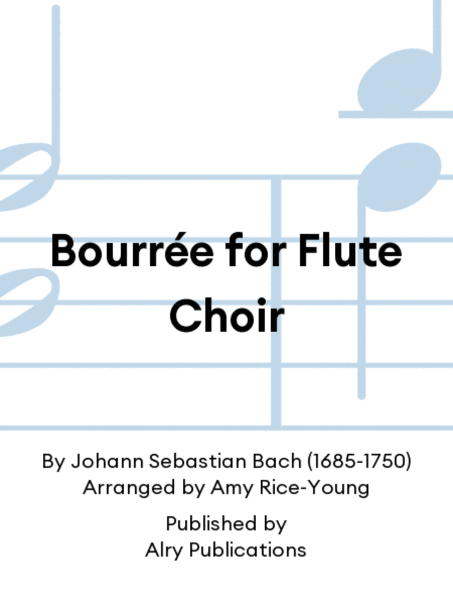 Bourrée for Flute Choir Flute Choir scores gallery preview page 1