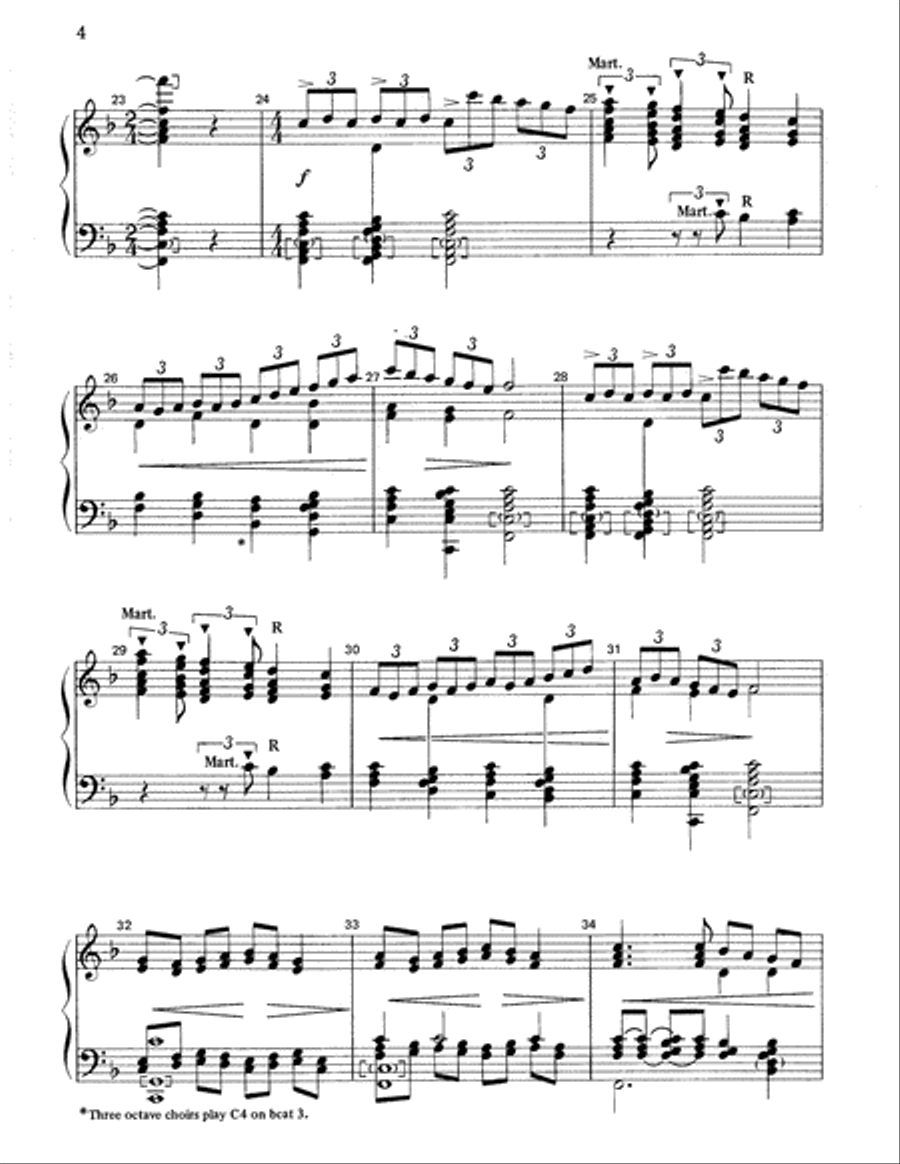 Guide Me, O Thou Great Jehovah 5-Octaves scores gallery preview page 5