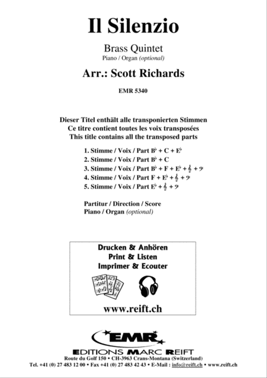 Il Silenzio Brass Ensemble scores gallery preview page 2