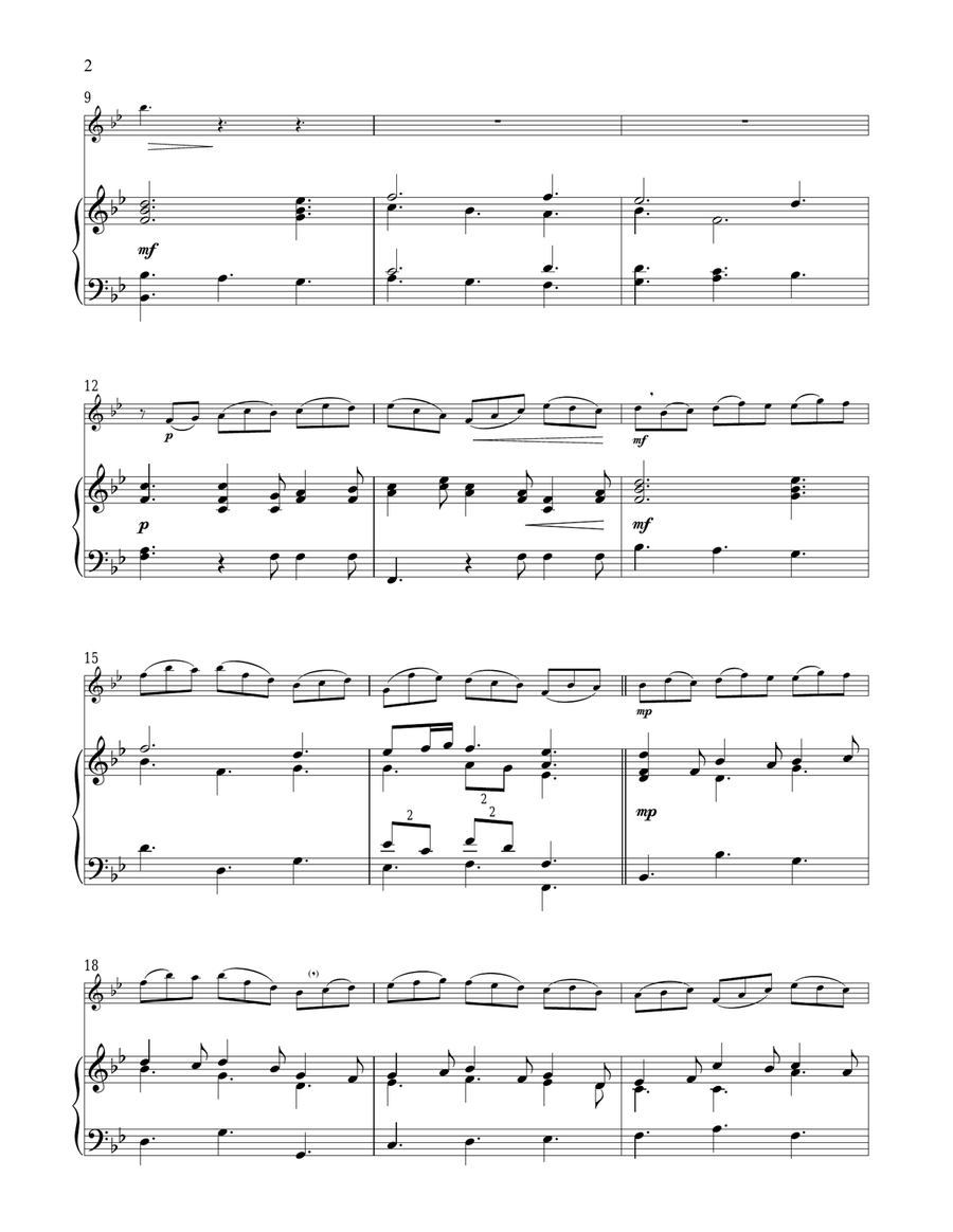 Jesu, Joy Of Man's Desiring Flute Solo scores gallery preview page 2