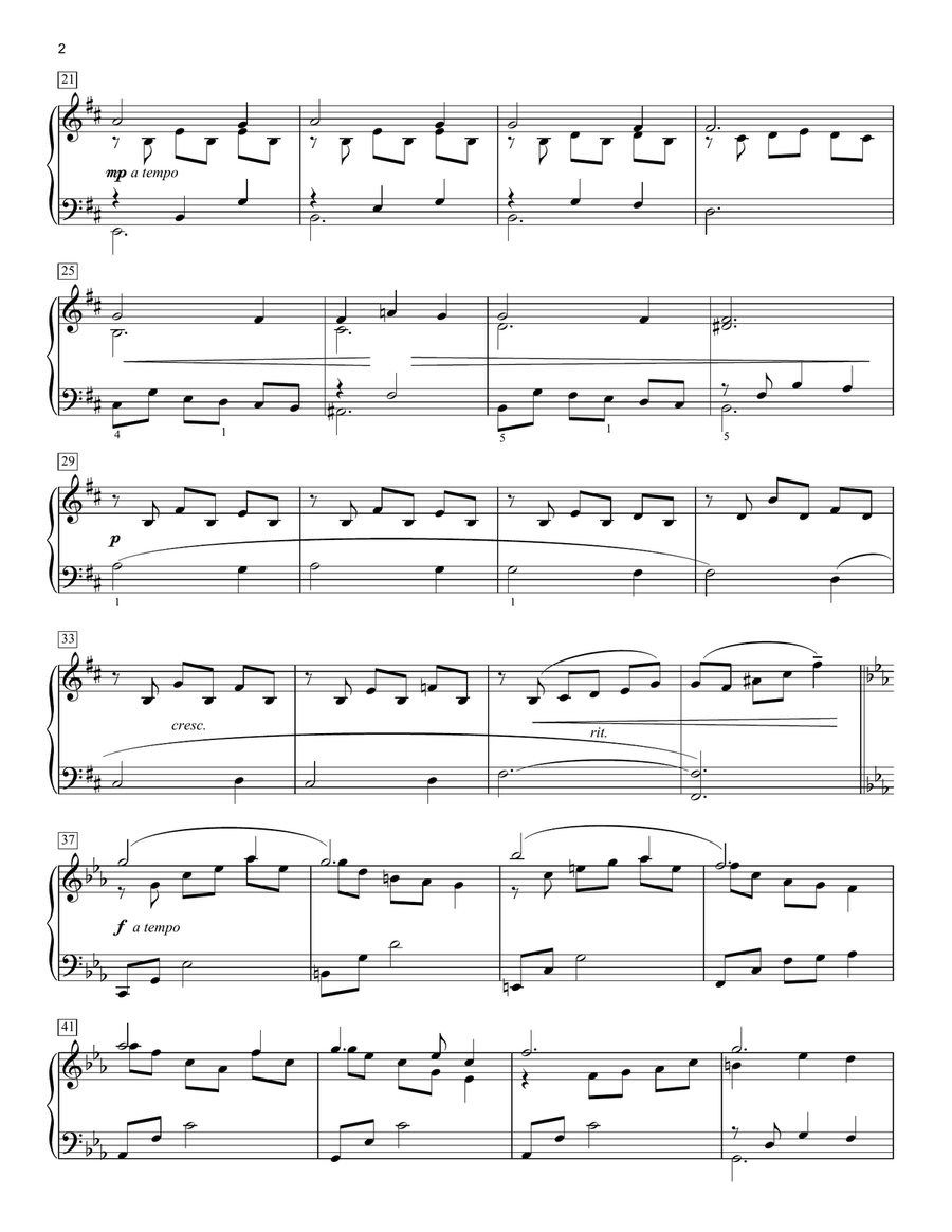 Once Upon A December [Classical version] (from Anastasia) (arr. Phillip Keveren) Piano Solo scores gallery preview page 2