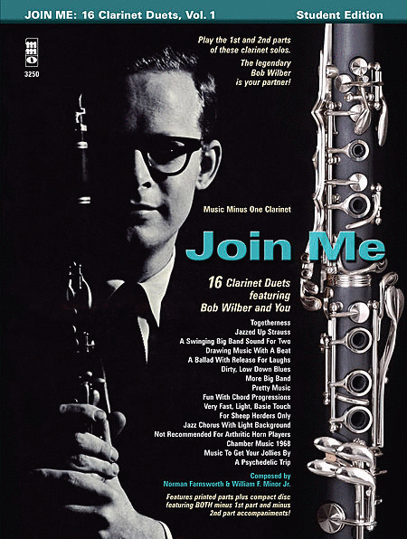 Join Me: 16 Clarinet Duets w/Rhythm Section (Bob Wilber)