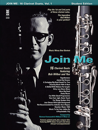 Book cover for Bob Wilbur - Join Me: 16 Clarinet Duets