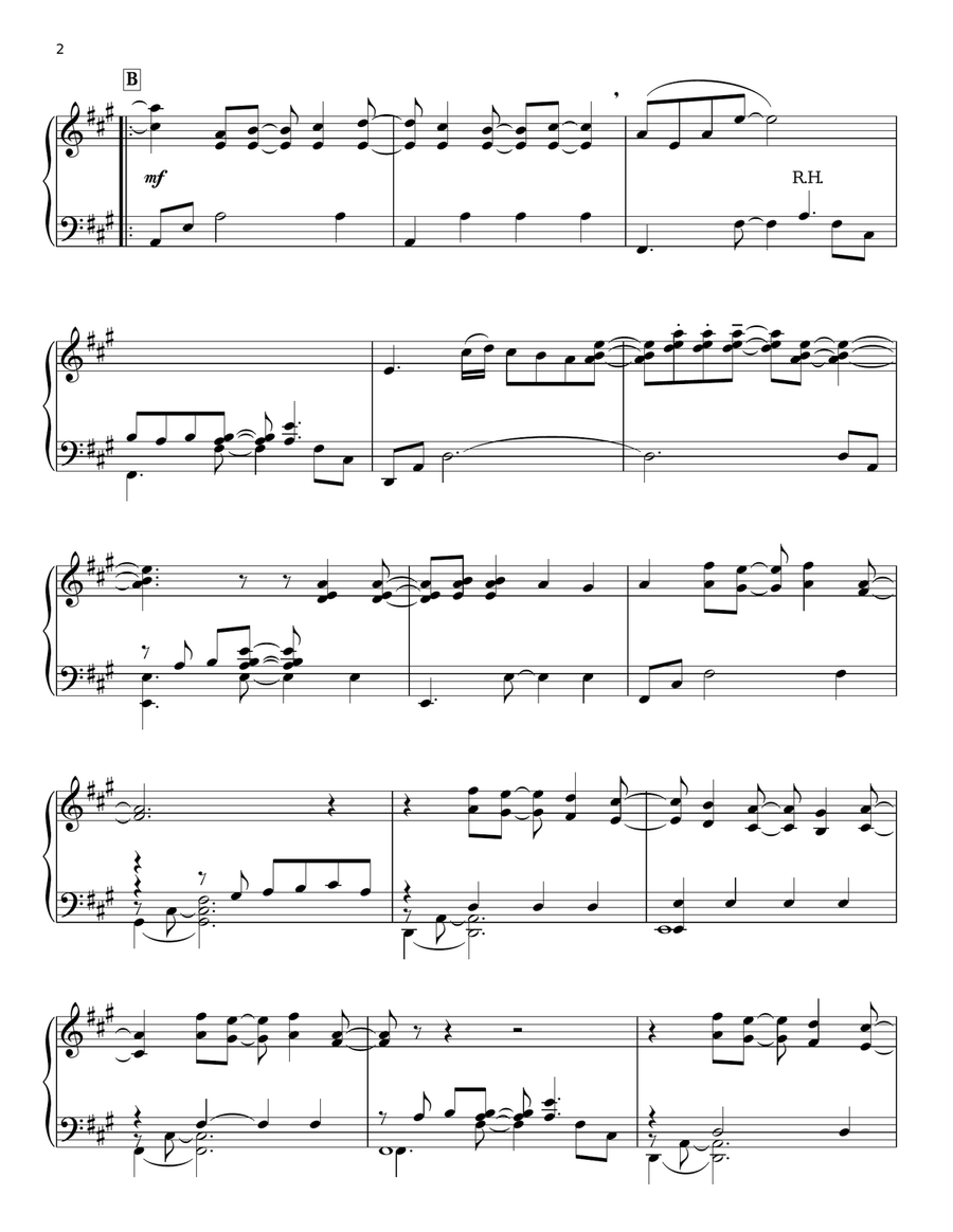 Eagle Piano Solo scores gallery preview page 2