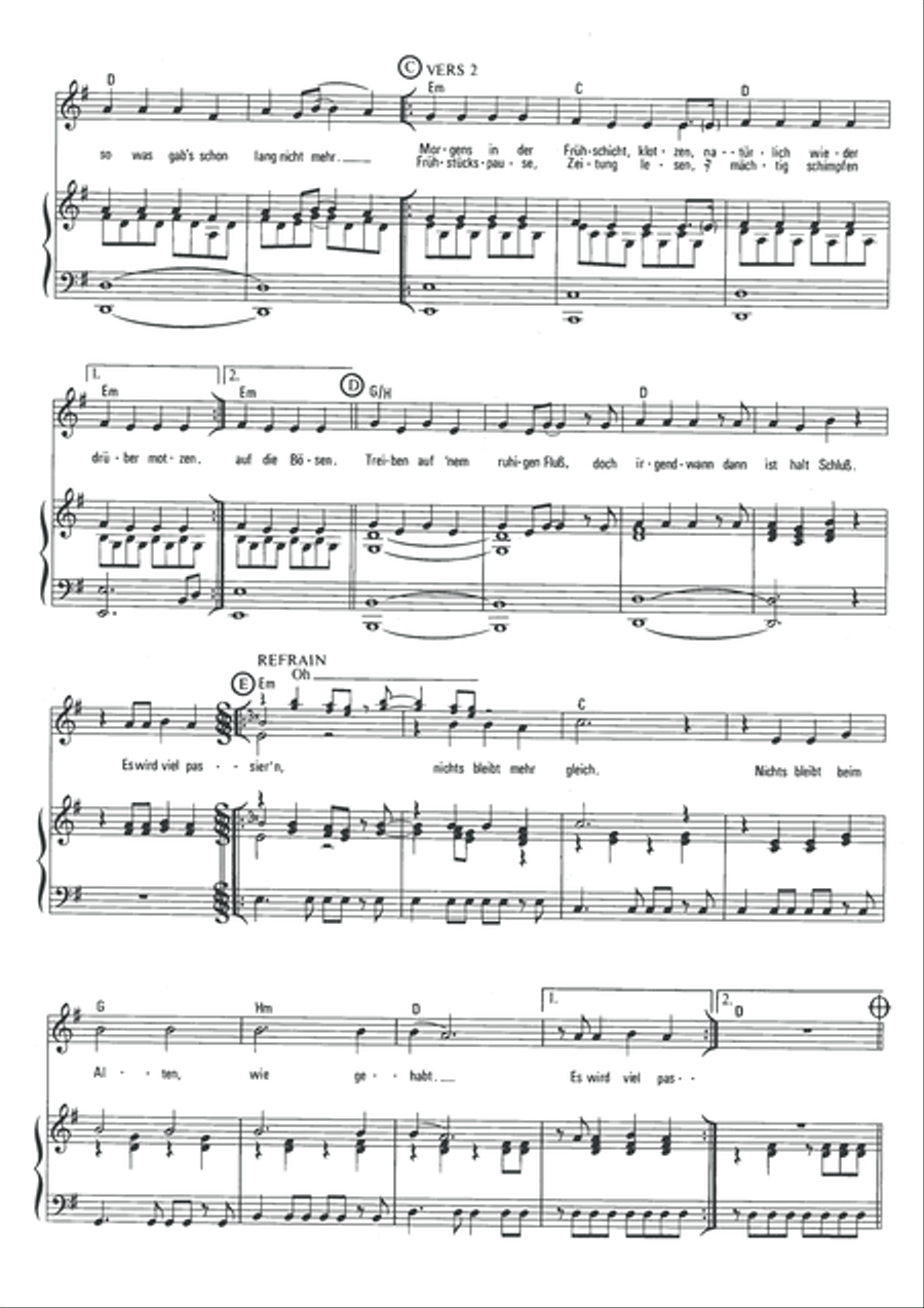 Es wird viel passieren Es wird viel passieren Piano, Vocal scores gallery preview page 4