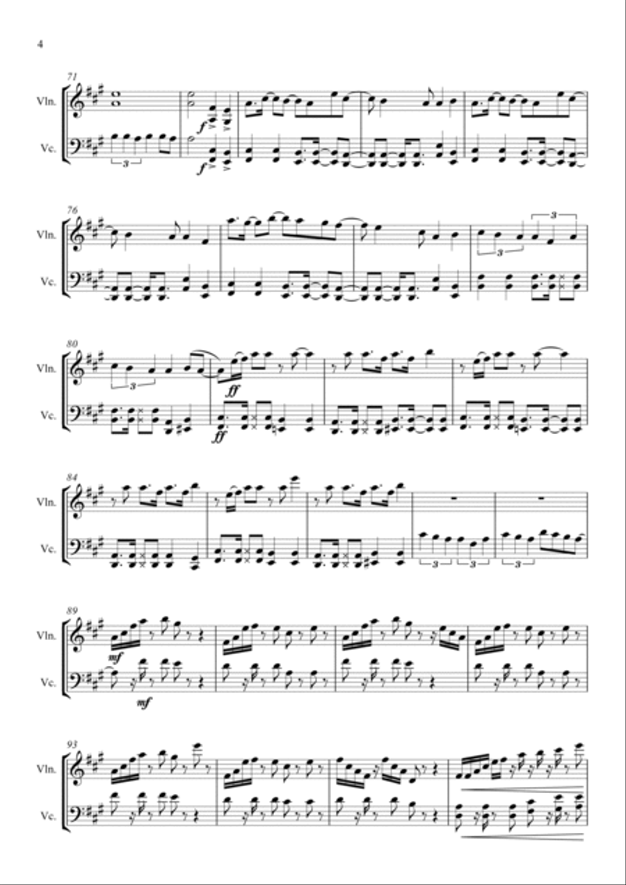 Rather Be Score and Parts scores gallery preview page 5