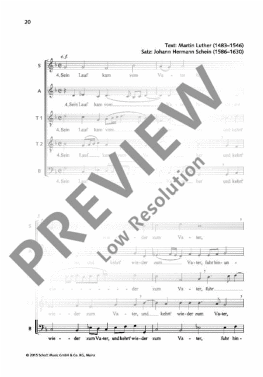 Nun komm, der Heiden Heiland SATTB scores gallery preview page 7