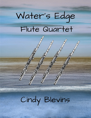 Book cover for Water's Edge, for Flute Quartet