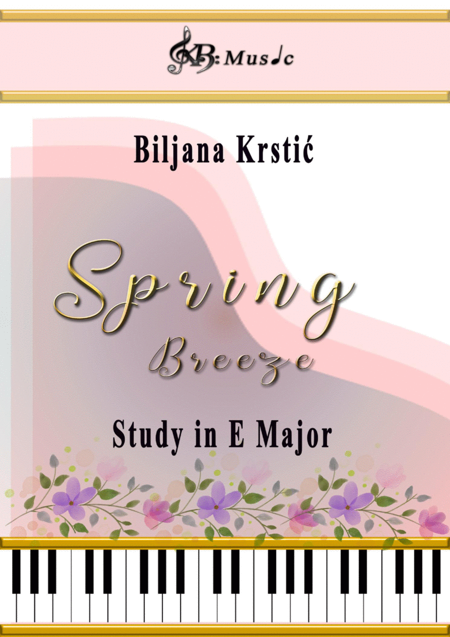 Spring Breeze Study in E Major Part scores gallery preview page 1