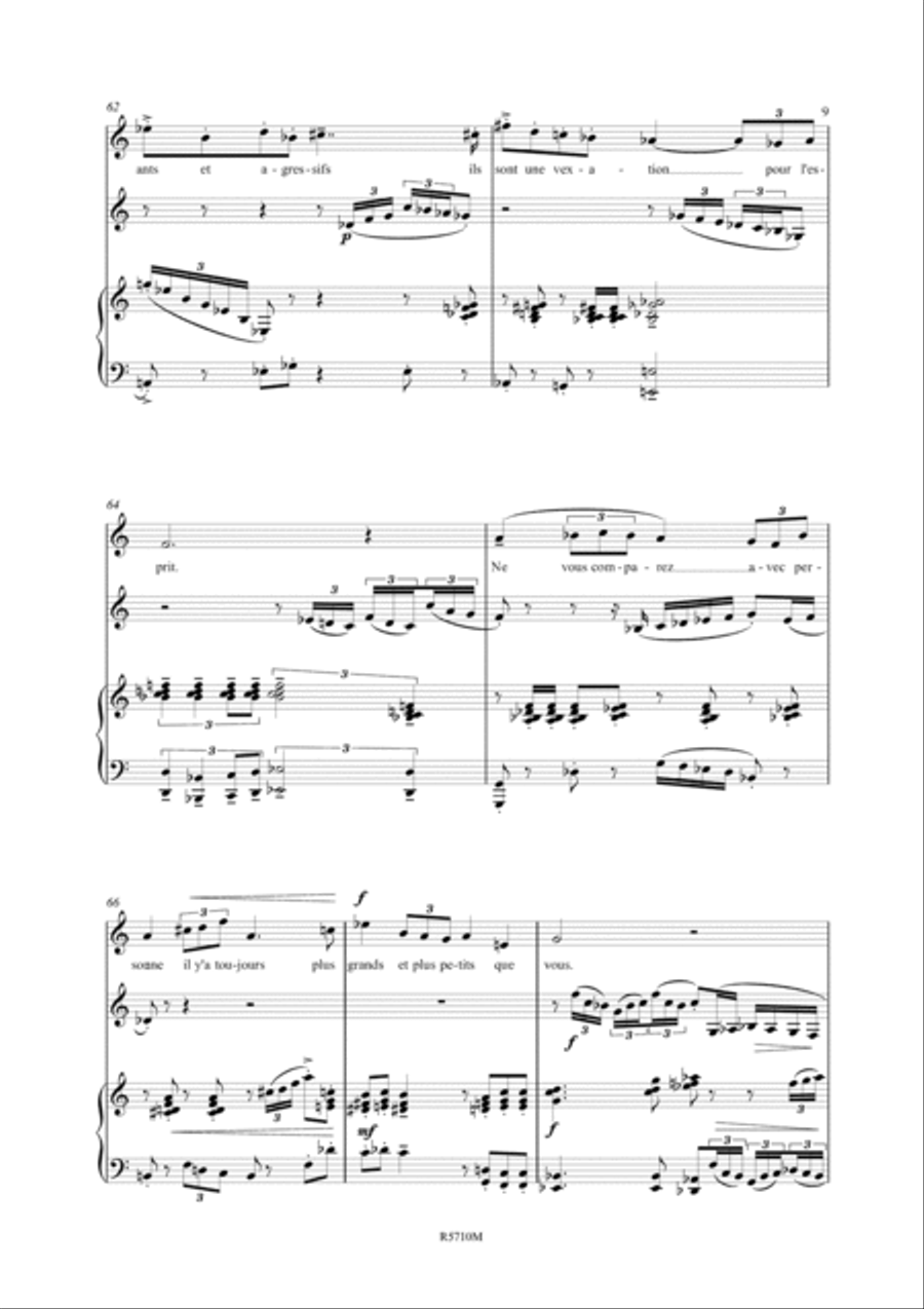 Le Monde est pourtant beau Saxophone scores gallery preview page 10