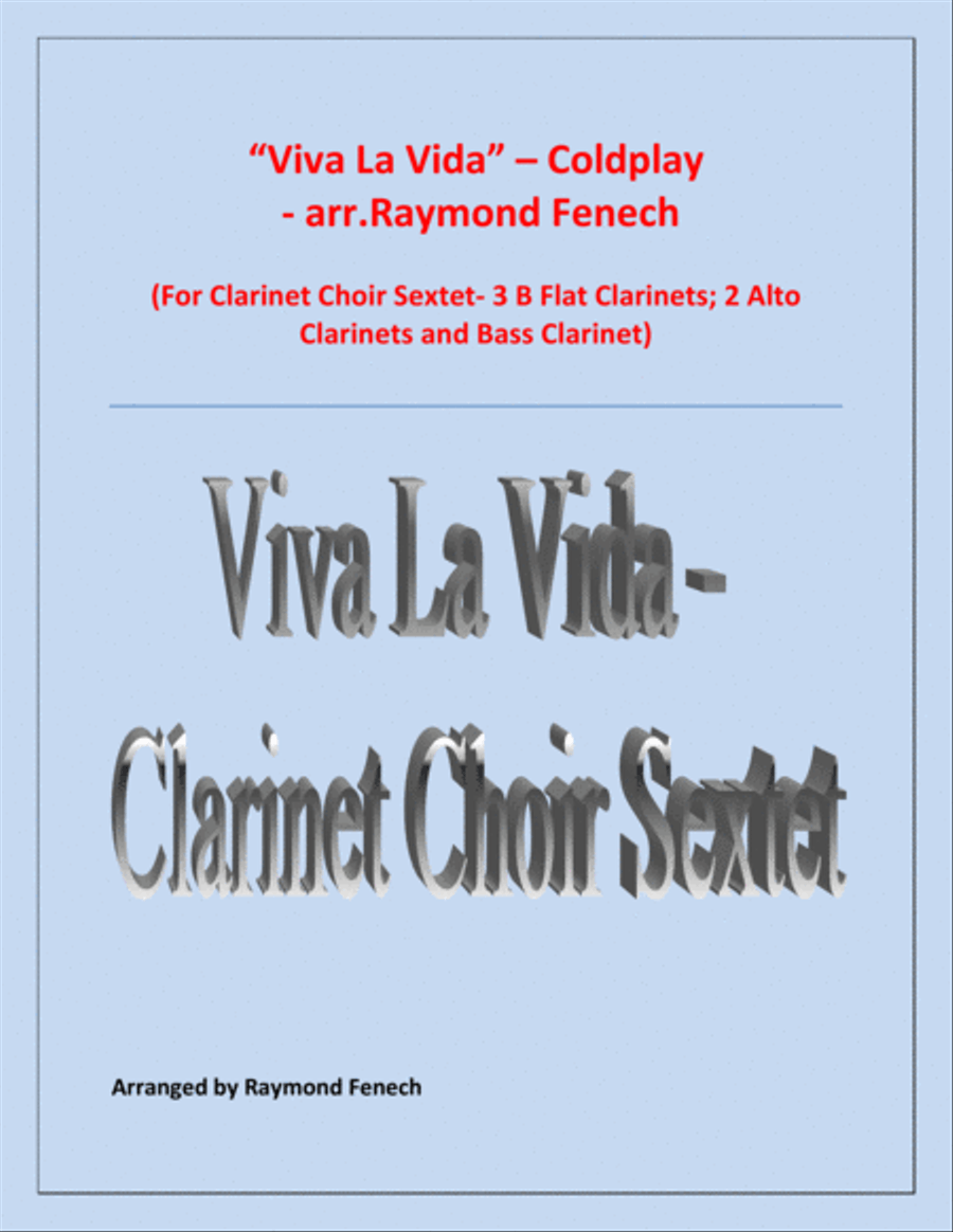 Viva La Vida Small Ensemble scores gallery preview page 1