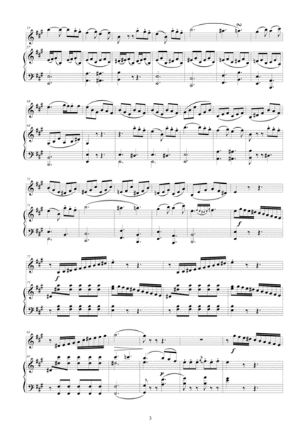 Mozart - Violin Sonata No.35 in A major K 526 for Violin and Piano - Score and Part image number null