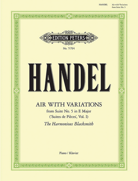 Air with Variations (The Harmonious Blacksmith)