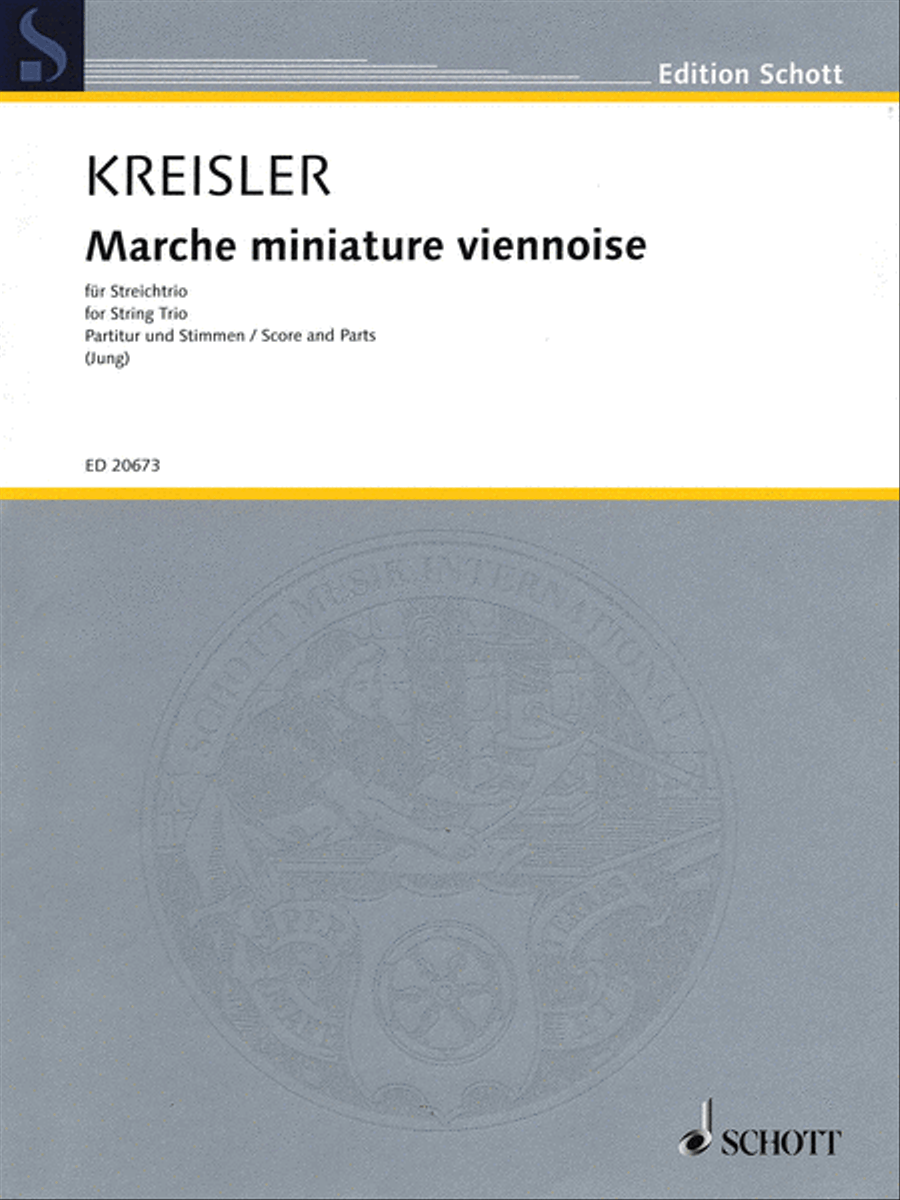 Marche Miniature Viennoise String Trio scores gallery preview page 1