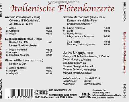 Italian Flute Concertos