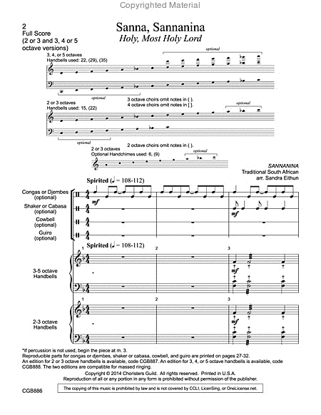 Sanna, Sannanina - Full Score image number null