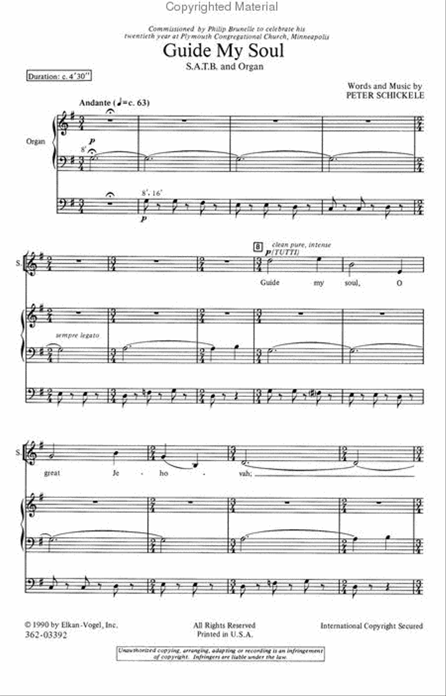 Guide My Soul 4-Part scores gallery preview page 2