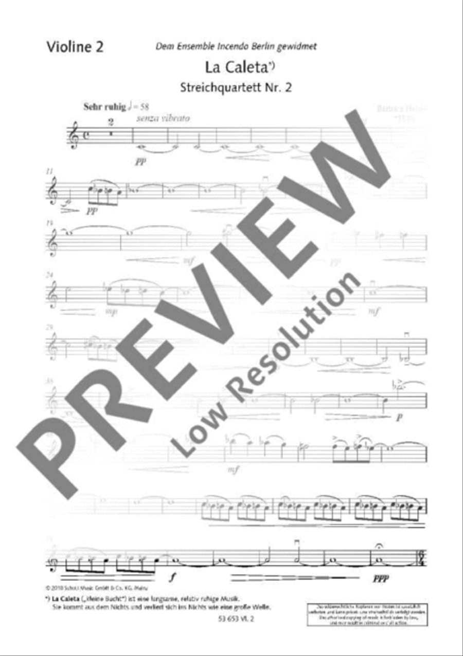 La Caleta String Quartet scores gallery preview page 11