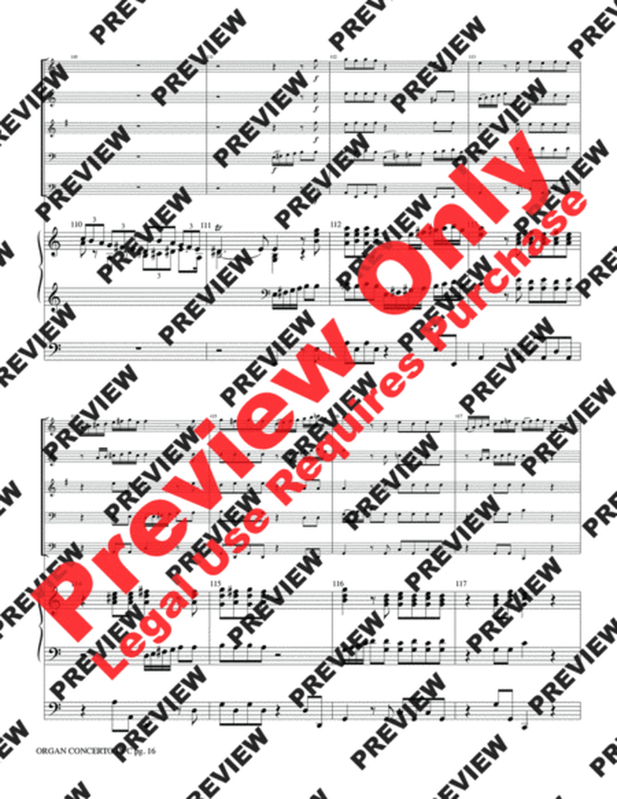 Organ Concerto in C BWV 594