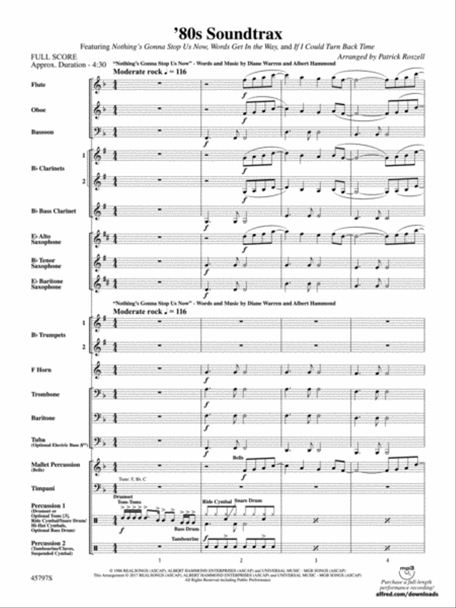 '80s Soundtrax: Score Choir scores gallery preview page 3
