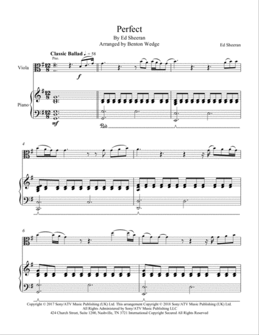 Perfect Viola scores gallery preview page 3