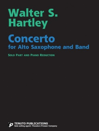 Book cover for CONCERTO-A.Sax/pno reduction