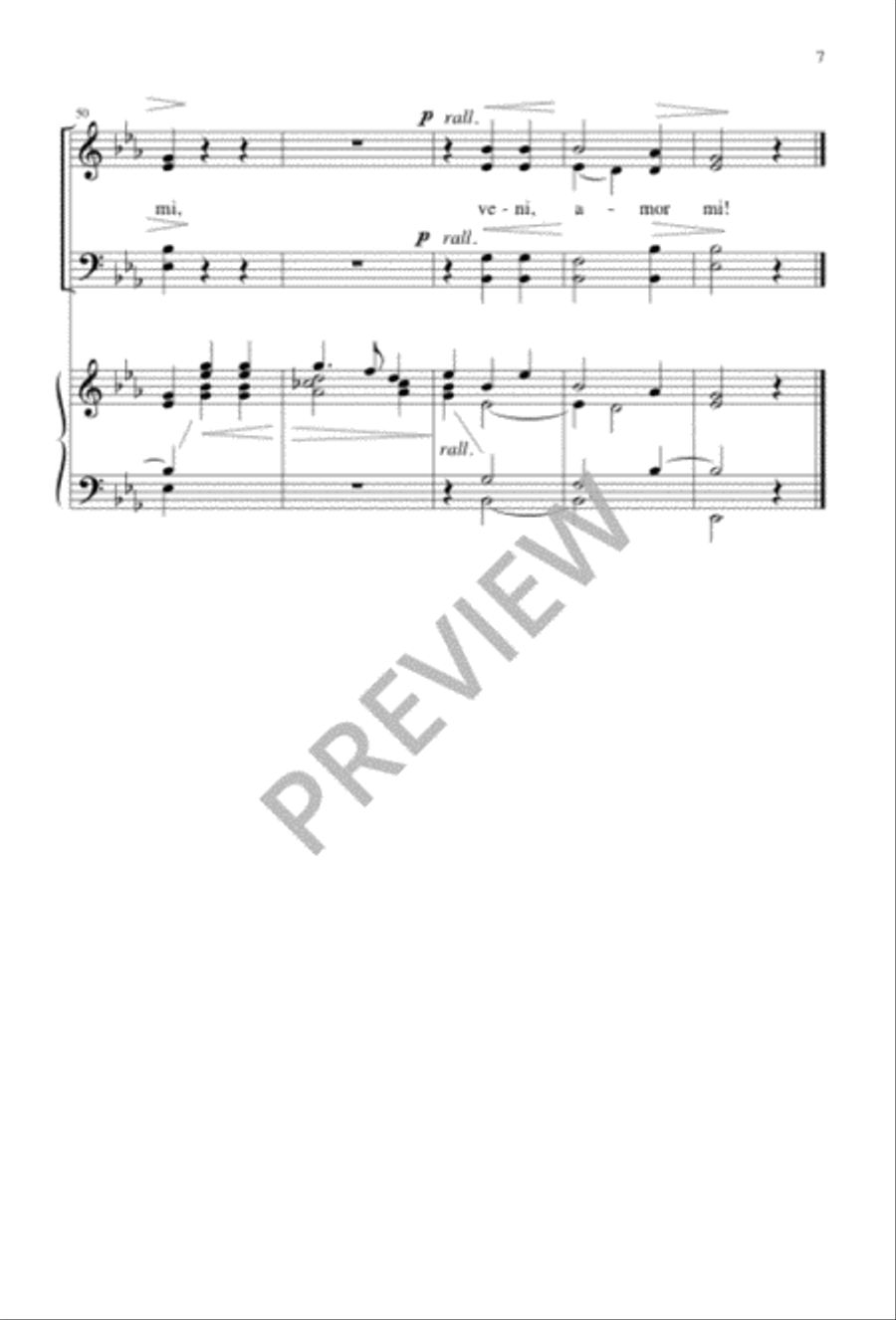 Veni, Jesu, Amor Mi Veni, Jesu, Amor Mi 4-Part scores gallery preview page 7