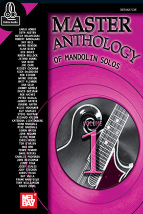 Book cover for Master Anthology of Mandolin Solos, Volume 1
