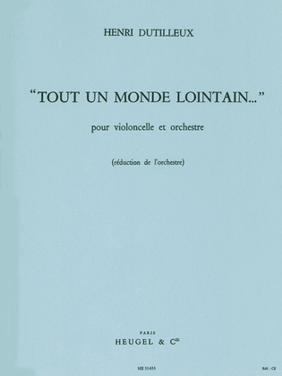Book cover for Tout Un Monde Lointain