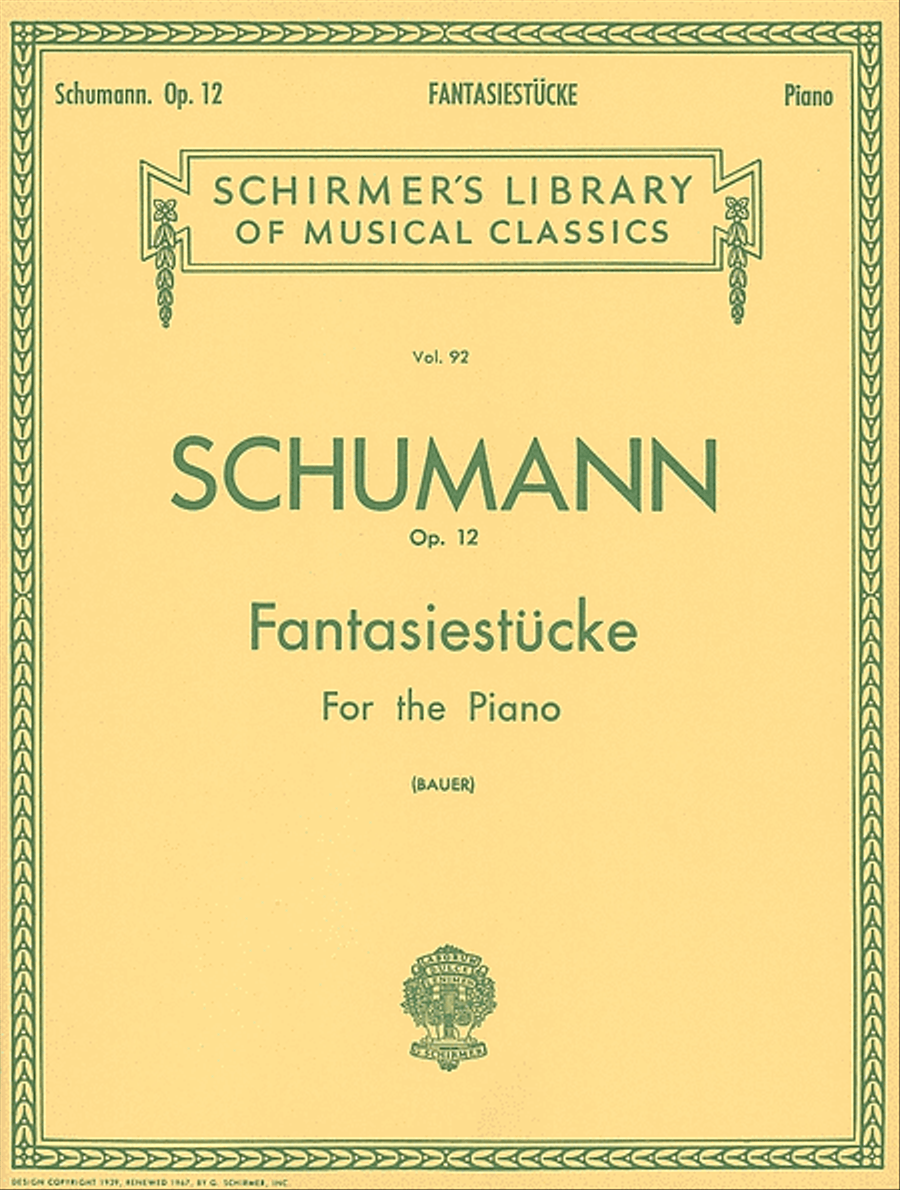 Fantasiestücke, Op. 12 Piano Solo scores gallery preview page 1